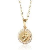 Radiant Crystal Feather Pendant With Hidden Message