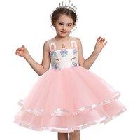 Kids Unicorn Dress - 6 Sizes & 5 Colours! - Pink