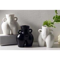 Ceramic Love Handles Shape Vase - 2 Colours!