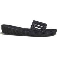 Unisex Black Women'S Breathable Quick-Dry Anti-Slip Slide Sandals - Plush Comfort, Casual Summer Slip-On Footwear
