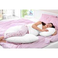 C-Shape Pregnancy Pillow with Optional Pillowcase