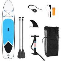 Large Inflatable Paddle Board W/ Accessories - Blue, Red Or Black