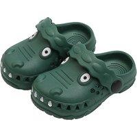 Unisex Black Children's Crocodile Style Shoes - Fun and Comfortable Footwear for Kids