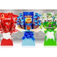 Retro Sweetie Bouquet & Treatbox Bundle - Mixed Sweets Gift Hamper, Personalised, Gift-Ready