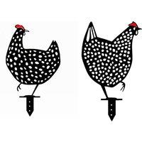 Chicken Garden Ornaments - Unique Outdoor Decor