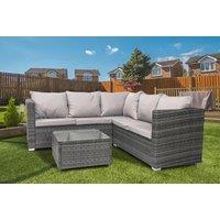 5 Seater Outdoor Garden Rattan Corner Furniture Set