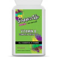 Suppzup - Premium Vitamin B Complex - 120 Vegan Capsules For Enhanced Health