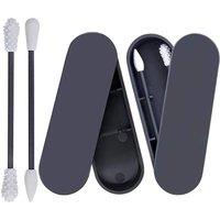 Glamza Reusable Silicone Ear Wax Cleaner Swabs