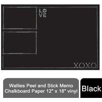 Peel & Stick Memo Black Chalkboard Paper