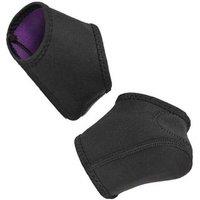 Unisex Glamza Ultra Comfort Shock Absorbing Neoprene Crew Socks - Black, One Size, Machine Washable