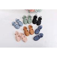 Kids Soft Rubber Sandals - 9 Sizes & 5 Colours! - Green