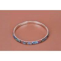Dazzling Double Row Crystal Anklets