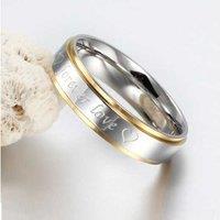 Two Tone Forever Love Ring