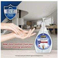 Jeyes Fresh Hands Antibacterial Hand Gel 480ml - Family Size Hygiene Sanitiser