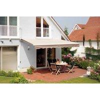 Outsunny Manual Retractable Awning - Durable Aluminium Frame, Weather-Resistant