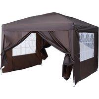 Outsunny Pop Up Garden Leisure Gazebo Marquee 3X3M - 4 Colours