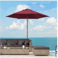 Outsunny Wooden Garden Parasol Umbrella