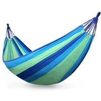 Anti-Rollover Canvas Hammock for Outdoor & Garden Fun - 280cm x 80cm, Family-Friendly, Weather-Resistant