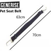Versatile Pet Seat Belts In Black, Red, Or Blue