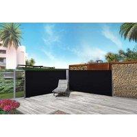Outsunny Retractable Double Delight Awning - Weather-Resistant Steel Frame