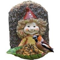 Durable Resin Bird Feeder with Girl Design