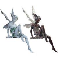 Weather-Resistant Angel Fairy Garden Ornament - 5 Enchanting Designs