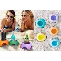 5Pcs Vacation Beach Cup Holders Sand Coasters