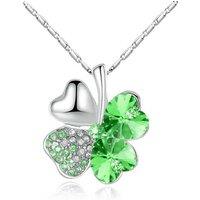 Enchanting Green Leaf Jewelry Set