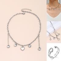 Enchanting Love Charms Pendant & Open Ring Set