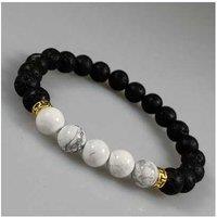 Chakra Harmony Unisex White Bead Bracelet