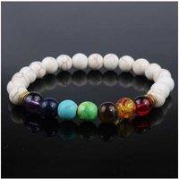 Vibrant Unisex Chakra Colorful Bead Bracelet