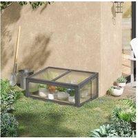 Outsunny Wooden Greenhouse W/ Cover