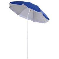 Outsunny 1.7M X 2M Tilted Beach Parasol