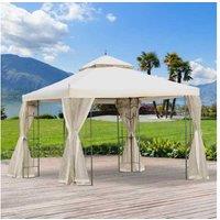 Outsunny Gazebo Double Top Canopy