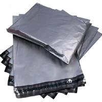 Festive Delight: 100 Grey Postal Mailing Bags - 4 Joyful Sizes