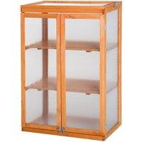 Outsunny Deluxe Wooden Greenhouse For Gardens