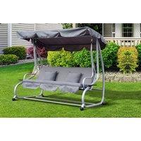 Outsunny 3-Seater Swing Chair W/ Pillows