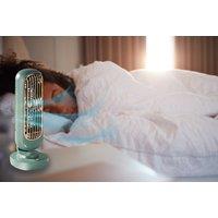Portable Twin Leaf Tower Fan - 3 Colours! - White