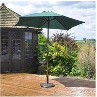 2.4M Green Wind Up Parasol Pulley System