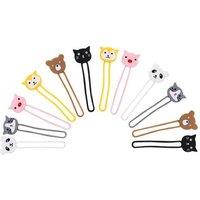 Silicone Animal Cable Organizer For Iphone, Samsung & Android - Cartoon Cord Tidy