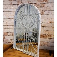 Large Metal Vintage Garden Wall Mirror