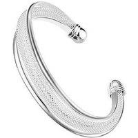 Exquisite Double Wire Mesh Silver Bracelet