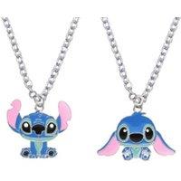 Lilo & Stitch Blue Ohana Silver Necklace