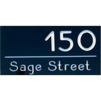 Personalised Contemporary Floating House Sign - 6 Colours