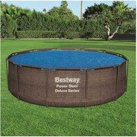 Flowclear 12ft Solar Pool Cover - Eco-Friendly Pool Heating & Debris Defense