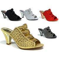 Womens Open Toe Heel Sandals