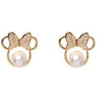 Minnie Mouse Gold Earring