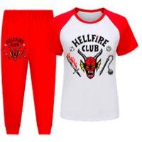 Unisex Black Stranger Things Pyjama Set - 7 Colours
