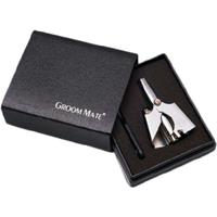 Groom Mate Men's Precision Nose & Ear Hair Trimmer - Manual, Stainless Steel, Battery-Free Grooming Tool