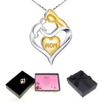 Exquisite Mother And Child Necklace With Heartfelt Message Box